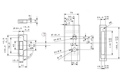 MPF1613 レバーハンドル空錠